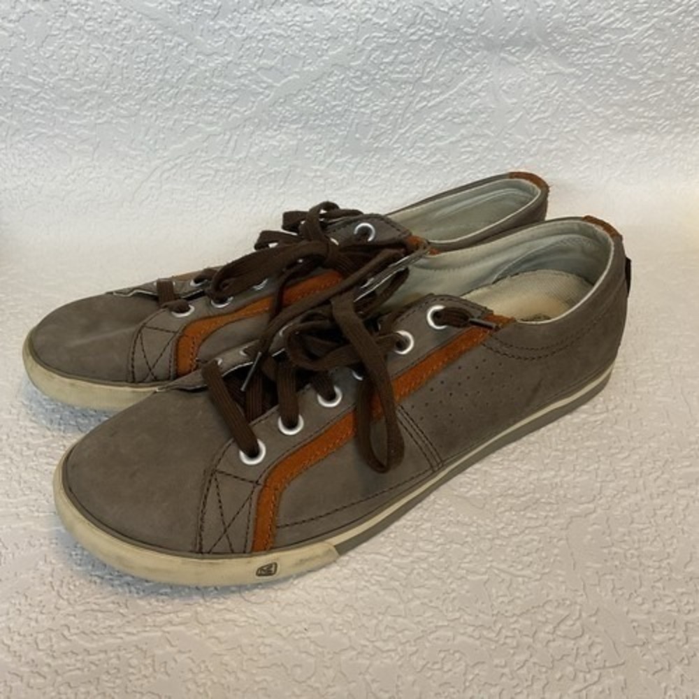 Keen Coronado Beige/Tan Lace Up Low Top Casual Sneaker Men 11 China Suede
